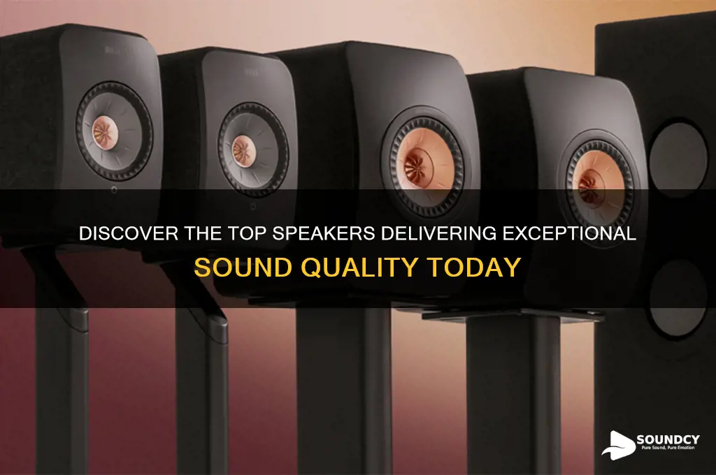 what speakers have best sound