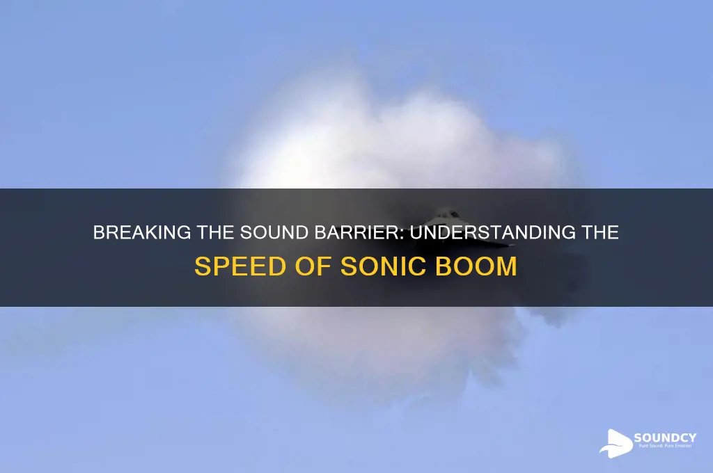 what spped is sound barrier