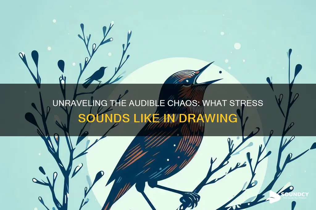 what stress sounds like drawing