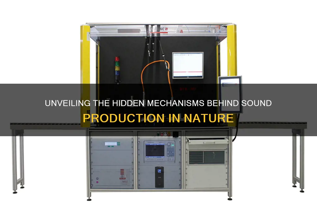what structures actually produce sound