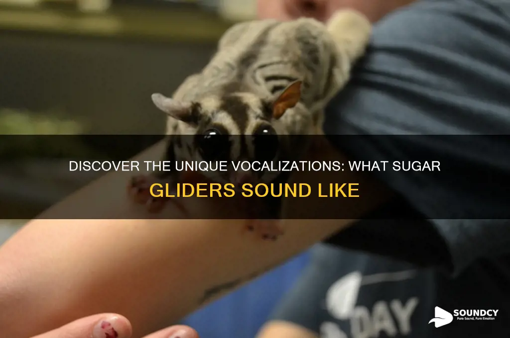 what sugar gliders sound like