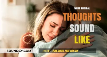 Unveiling the Silent Struggle: What Suicidal Thoughts Sound Like