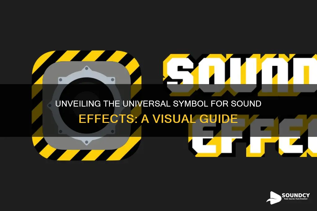 what symbol for sound fx