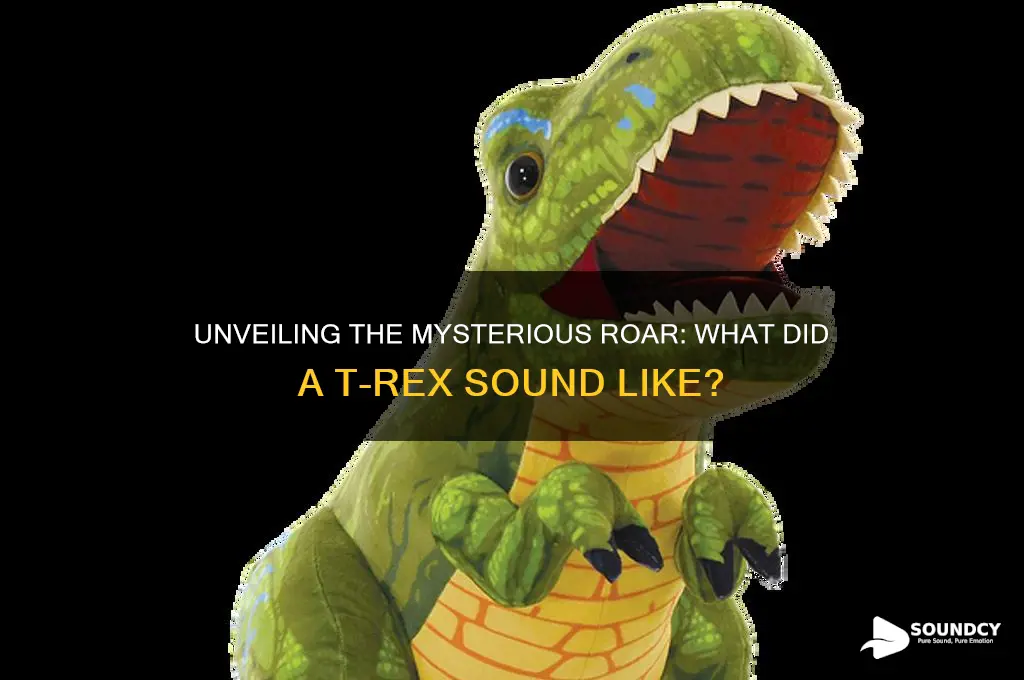 what t rex sounded like
