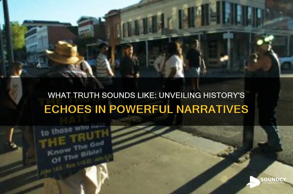 what truth sounds like book