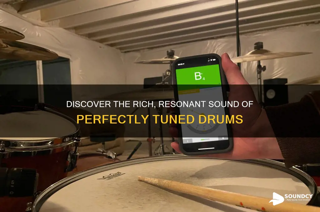 what tuned drums sound like