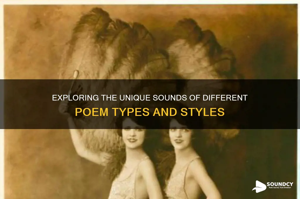 what types of poems sound