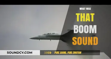 Unraveling the Mystery: What Caused That Sudden Boom Sound?