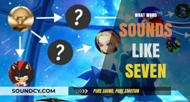 Seven's Sonic Sibling: Uncovering the Word That Echoes Its Sound