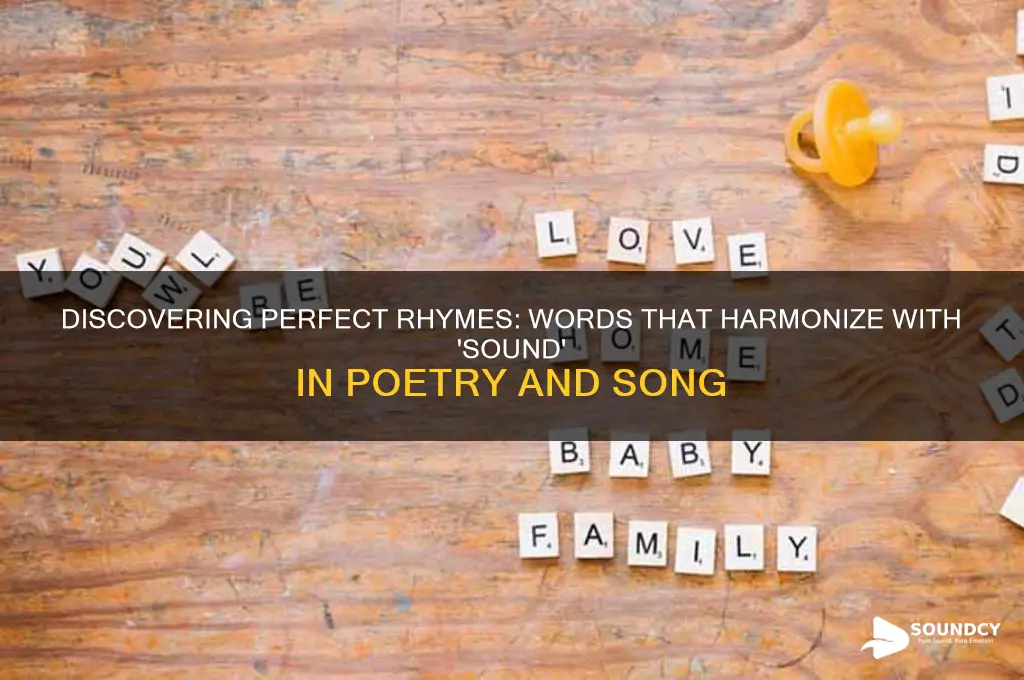 what words rhyme with sound