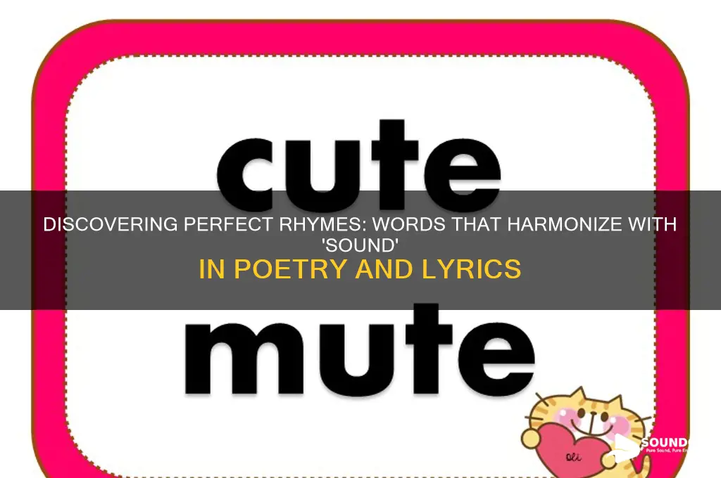 what words ryhme with sound