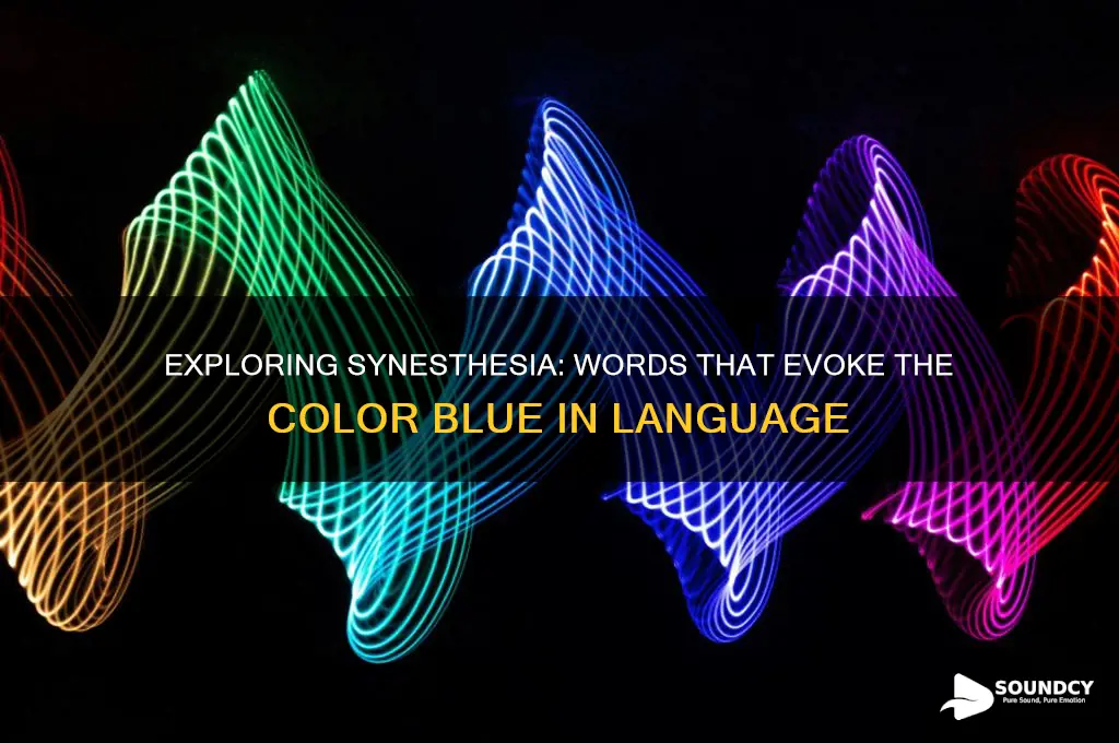 what words sound like blue