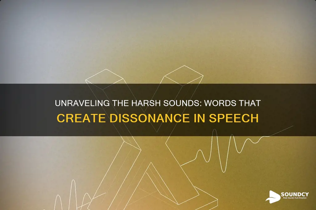 what words sound like dissonance