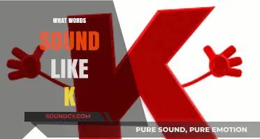 Exploring Phonetics: Words That Sound Like 'K' in English Language