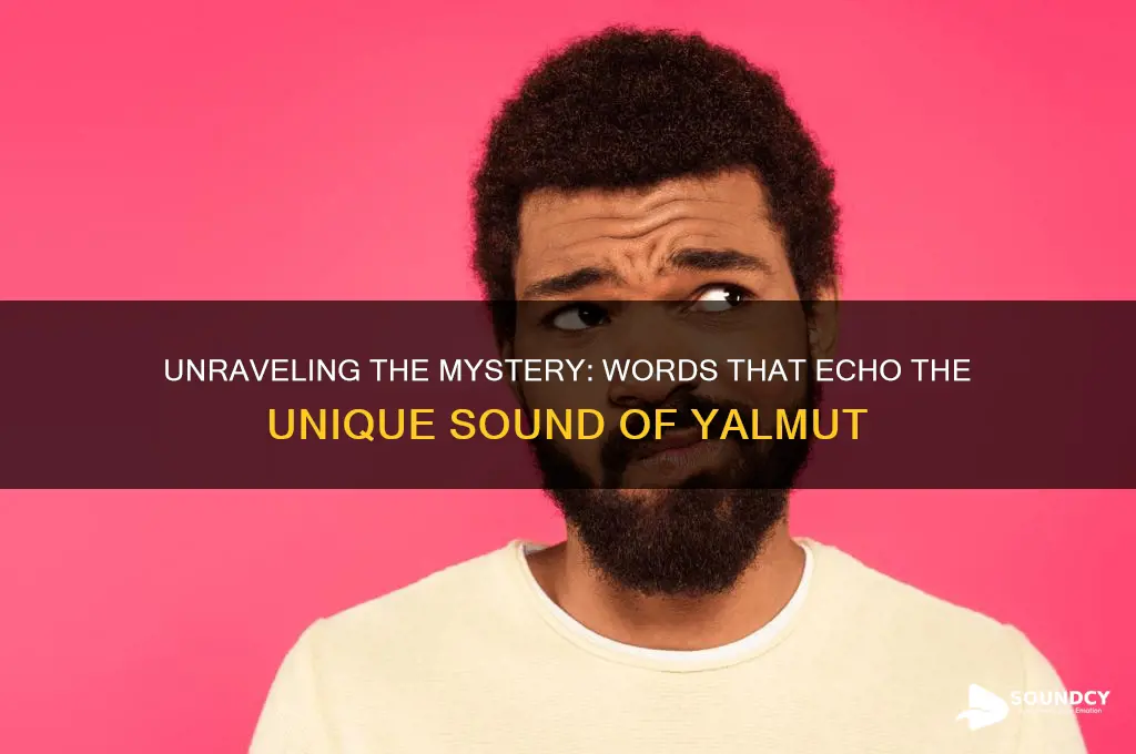 what words sound like yalmut