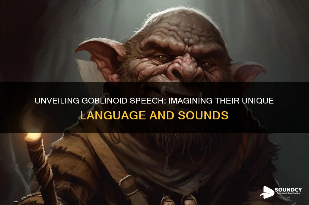 what would goblinoid sound like