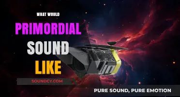 Unveiling the Cosmic Echoes: Imagining the Sound of Primordial Existence