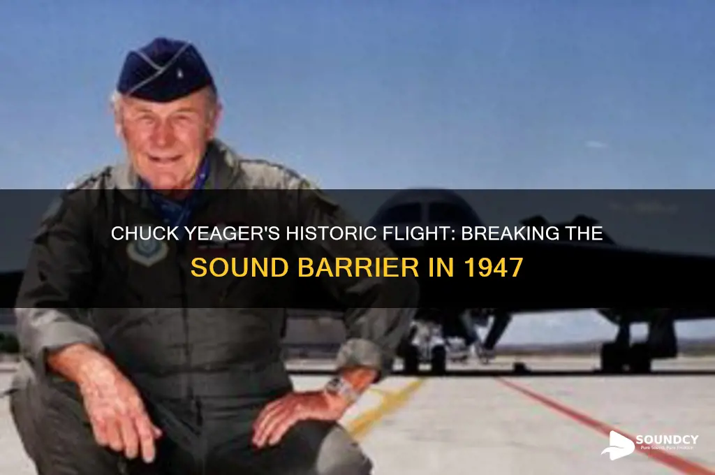 what year did chuck yeager break the sound barrier