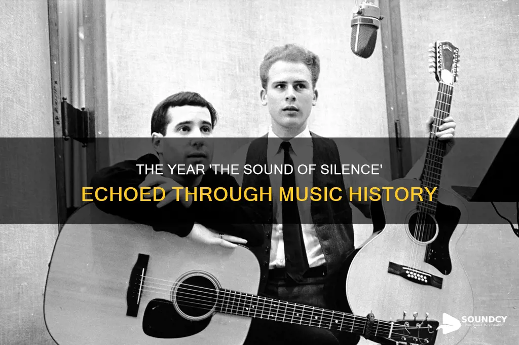 what year sound of silence