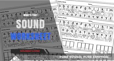 Unraveling Mystery Noises: A Fun 'What's That Sound' Worksheet Guide