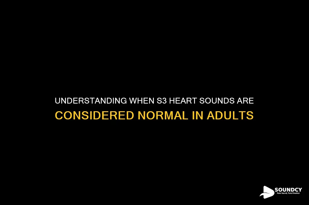 when are s3 sounds normal