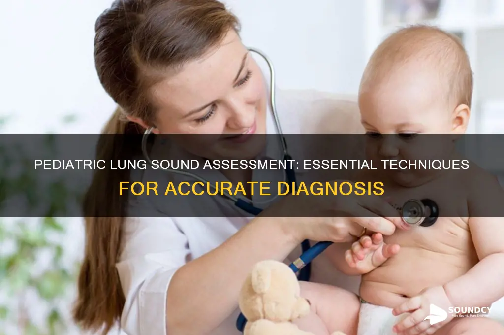 when assessing lung sounds pediatrics