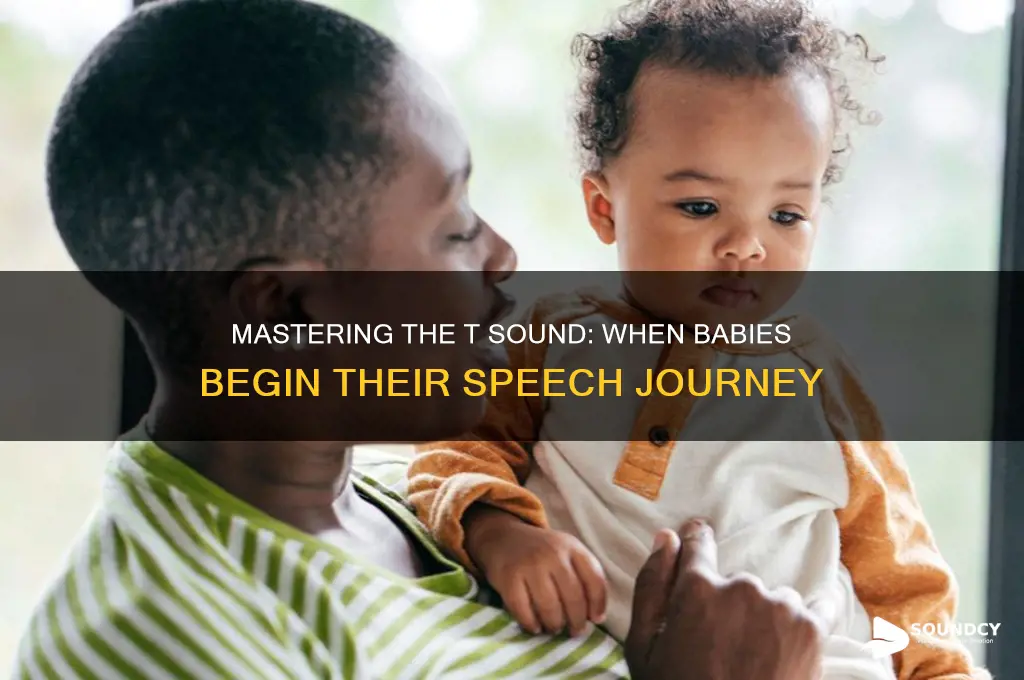 when baby learns t sound