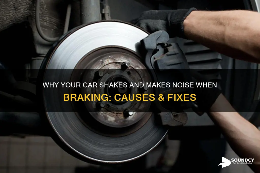 when braking car shakes sound