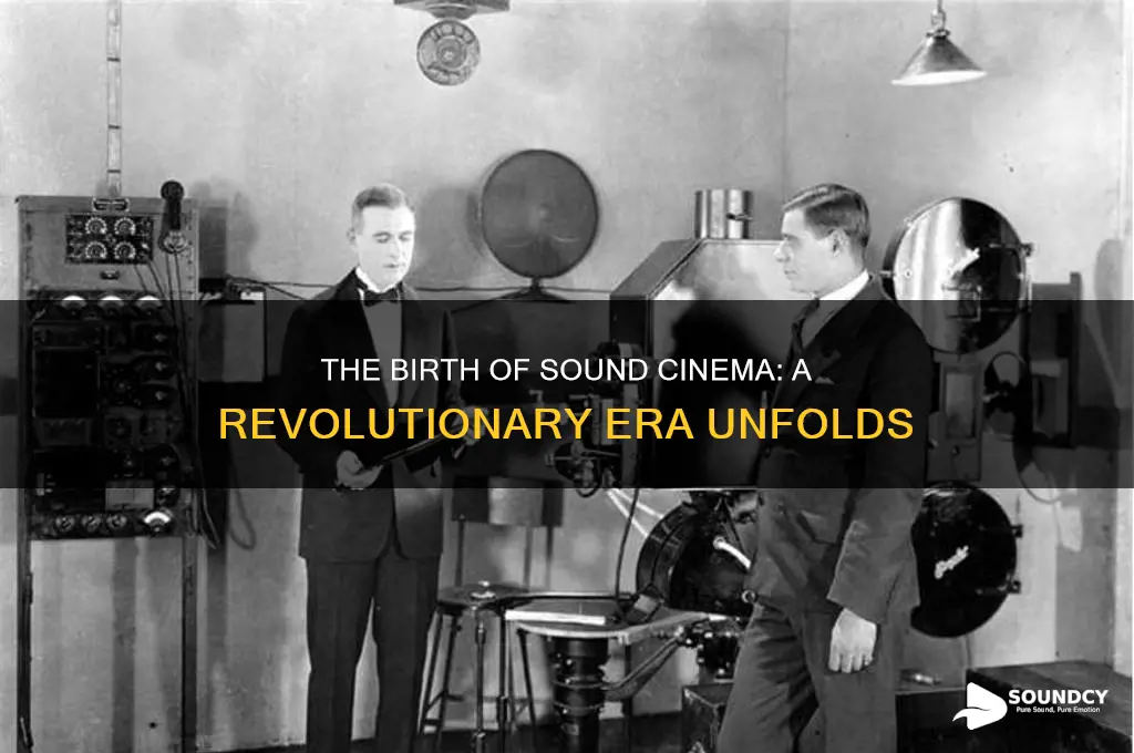 when did sound cinema begin