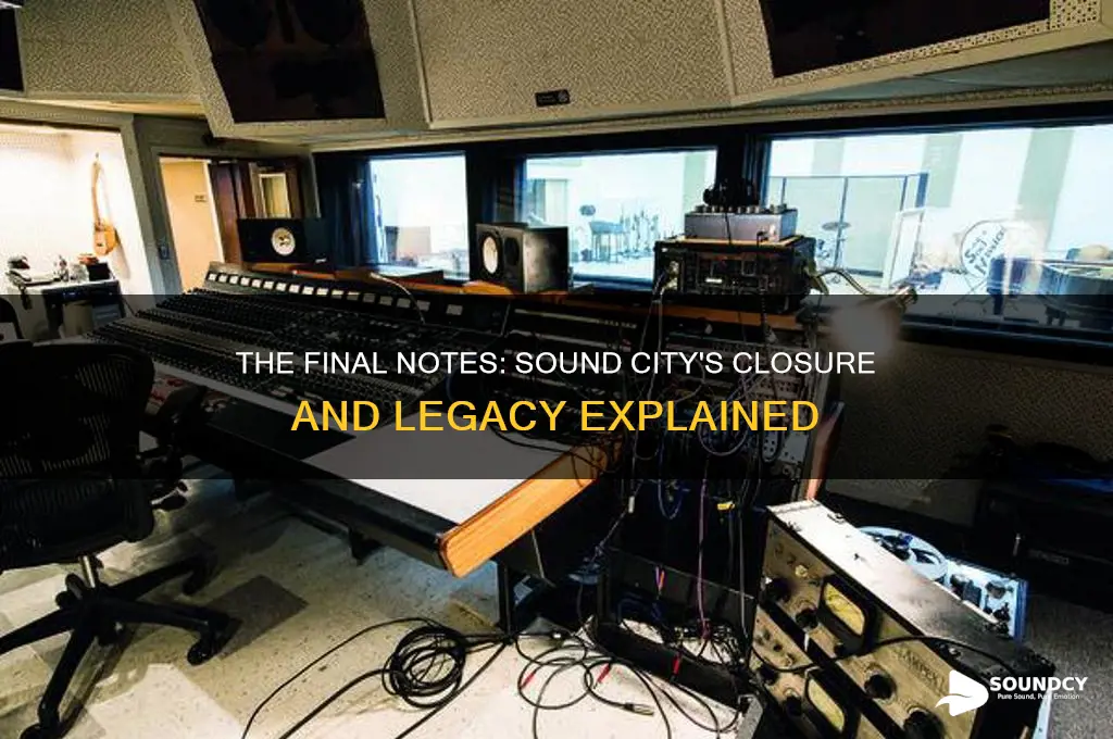 when did sound city close