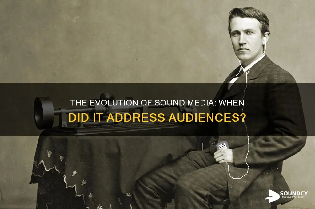 when did sound media address