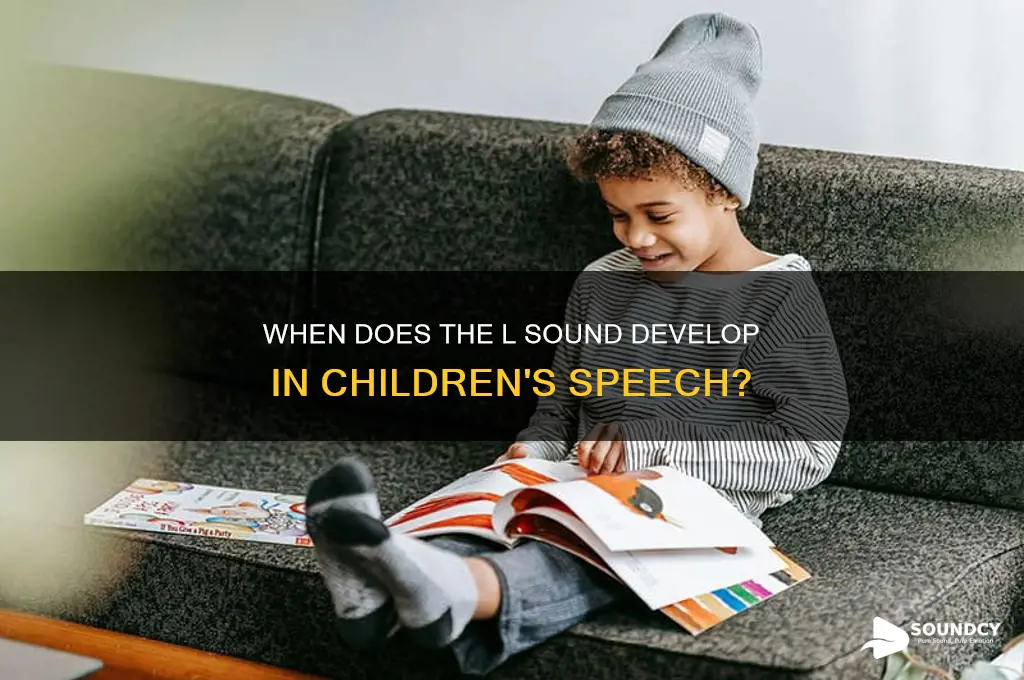 when does l sound develop