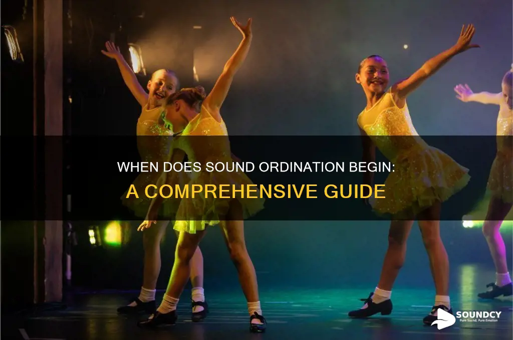 when does sound ordanit start