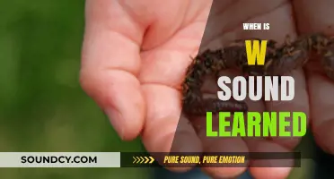 Mastering the W Sound: When Do Children Typically Learn It?