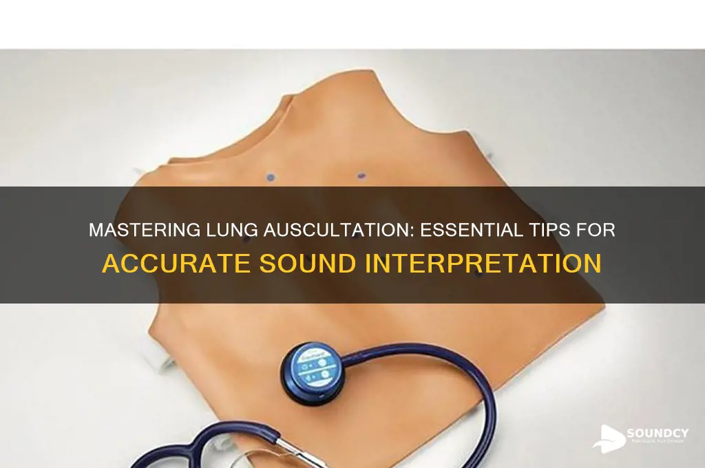 when listening to lung sounds