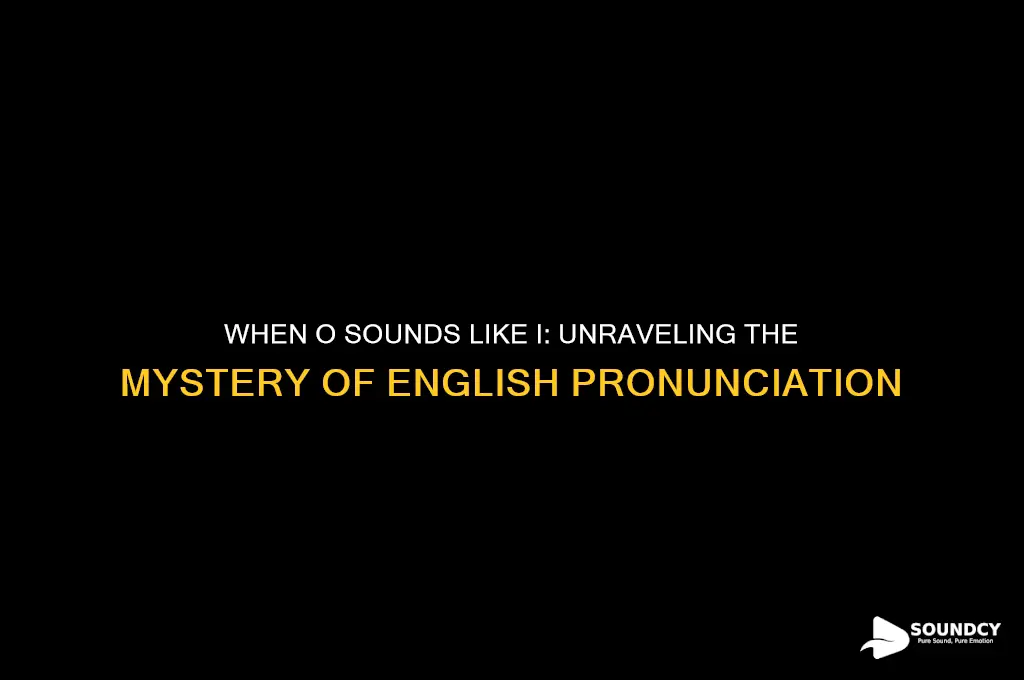when o sounds like i