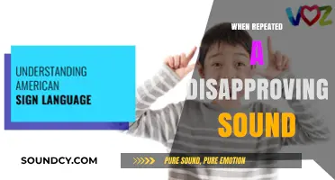 The Power of a Repeated Disapproving Sound: Unspoken Communication