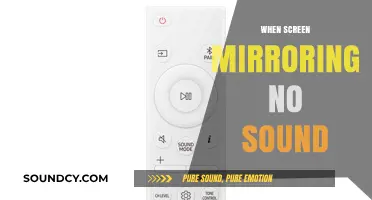 Fix Screen Mirroring No Sound: Quick Troubleshooting Tips and Solutions