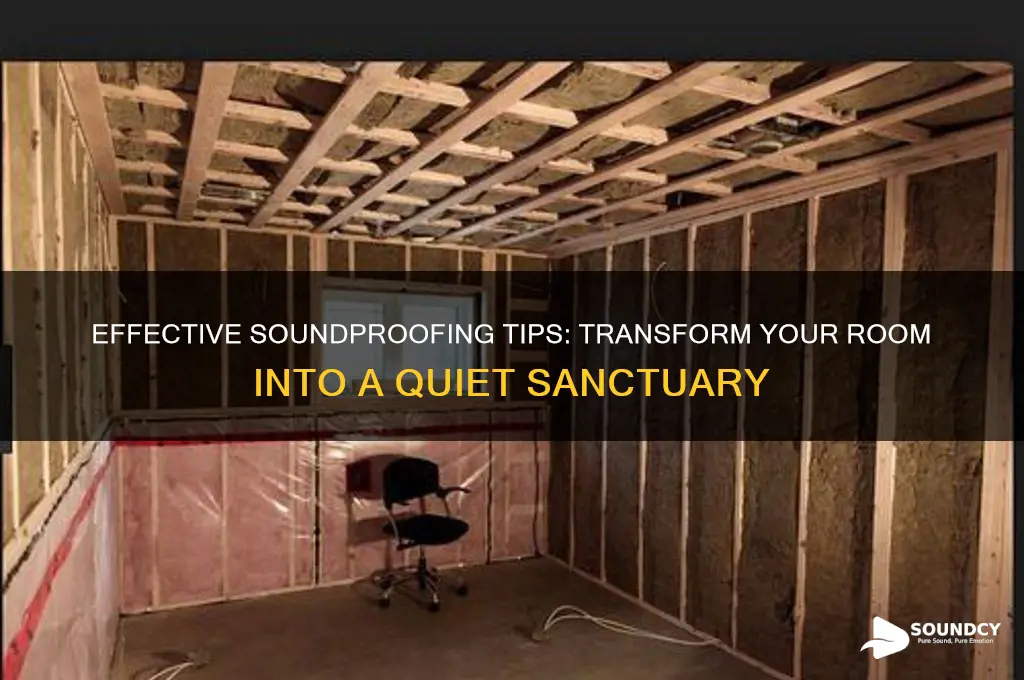 when sound proofing a room