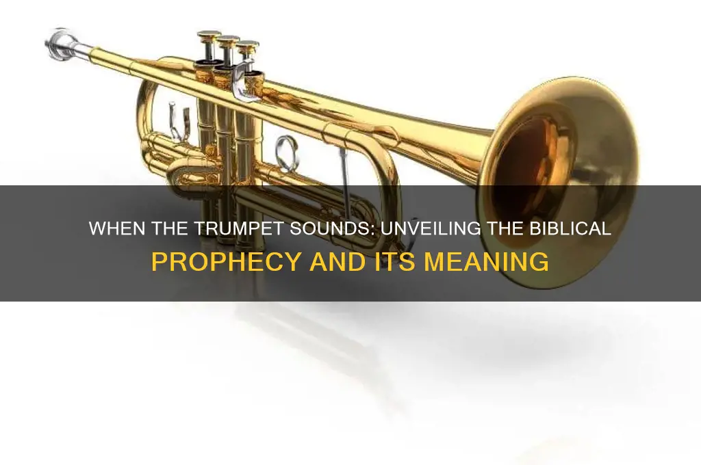 when the trumpet sounds scripture