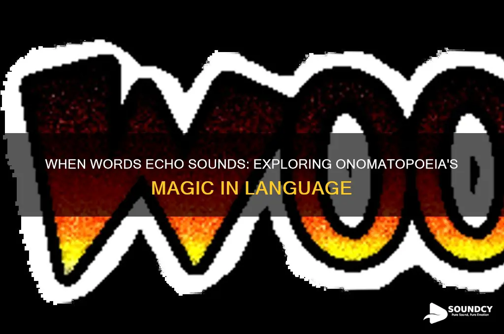 when the word imitates sound