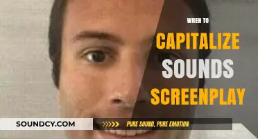 Capitalizing Sounds in Screenplays: Essential Rules for Proper Formatting
