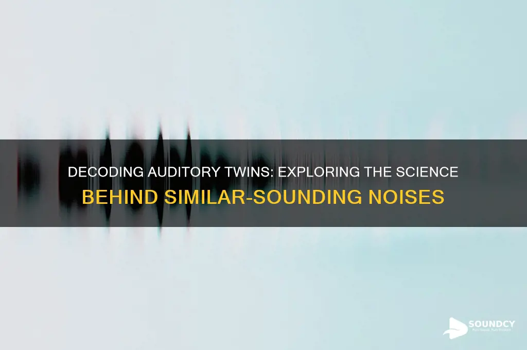 when two sounds are similiar