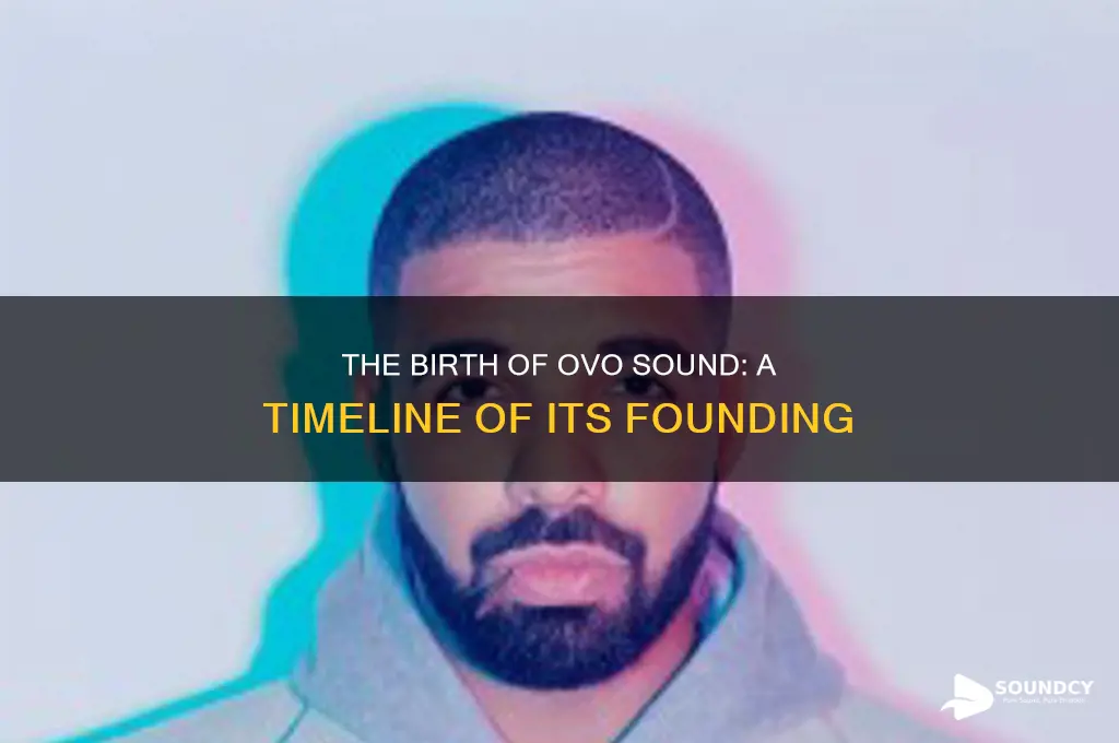 when was ovo sound founded