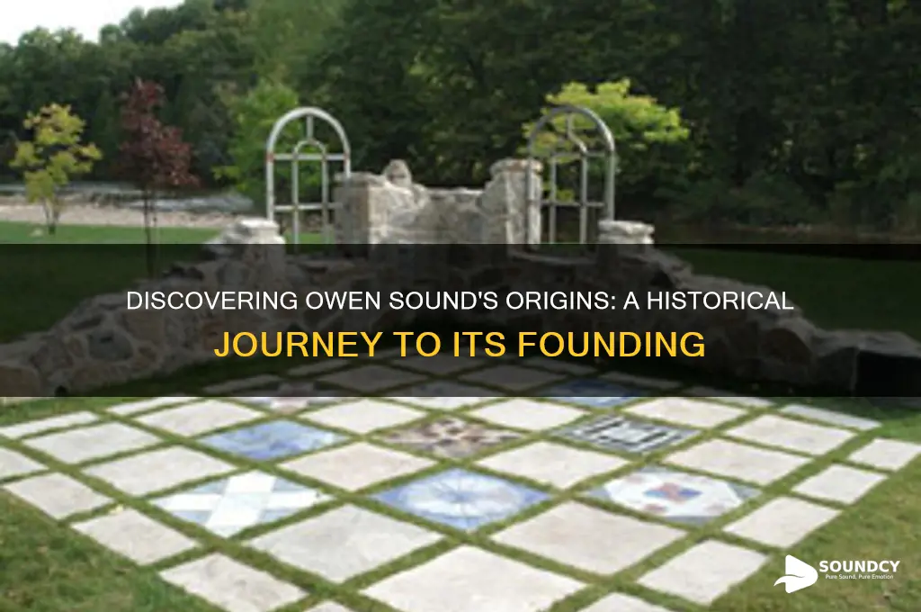 when was owen sound founded