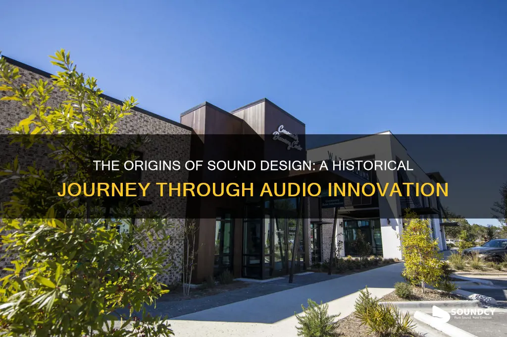 when was sound design invented