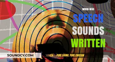 Exploring the Origins of 'Speech Sounds': A Historical Perspective