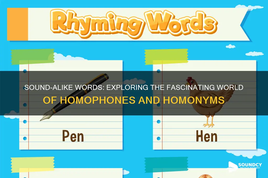 when words have similar sounds
