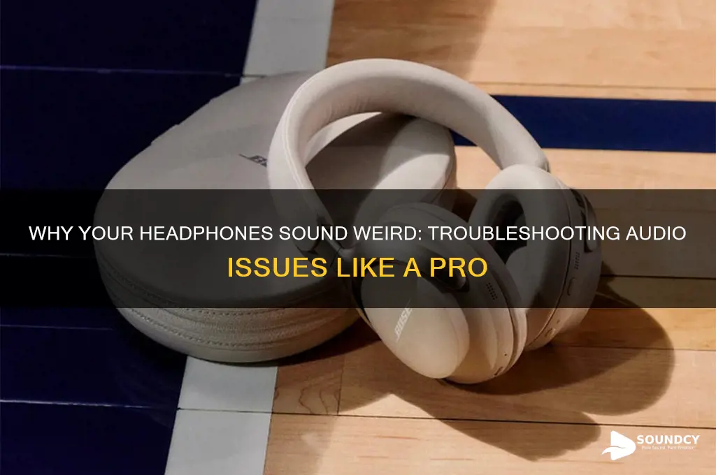 when your headphones sound werid