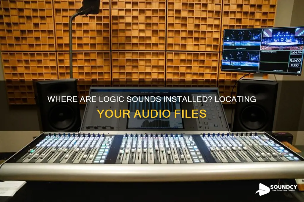where are logic sounds installed